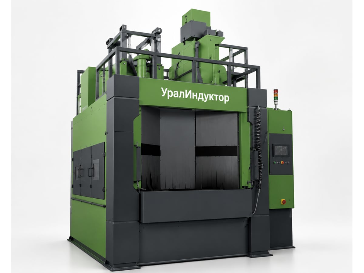 Напорная пескоструйная установка с индексным поворотным столом